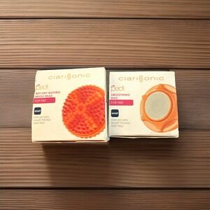 Clarisonic Pedi Buffing Brush Head & Smoothing Disc Lot Of 2 Replacement Heads